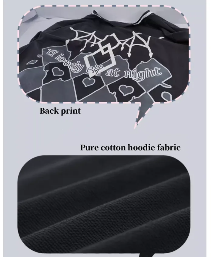Halloween Gothic Baseball Jacket Little Ghost Coat Blouse