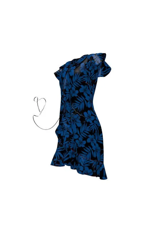 Hibiscus Floral Tea Dress