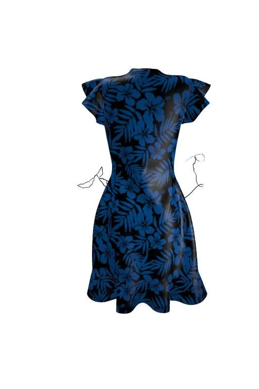 Hibiscus Floral Tea Dress