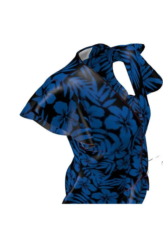 Hibiscus Floral Tea Dress