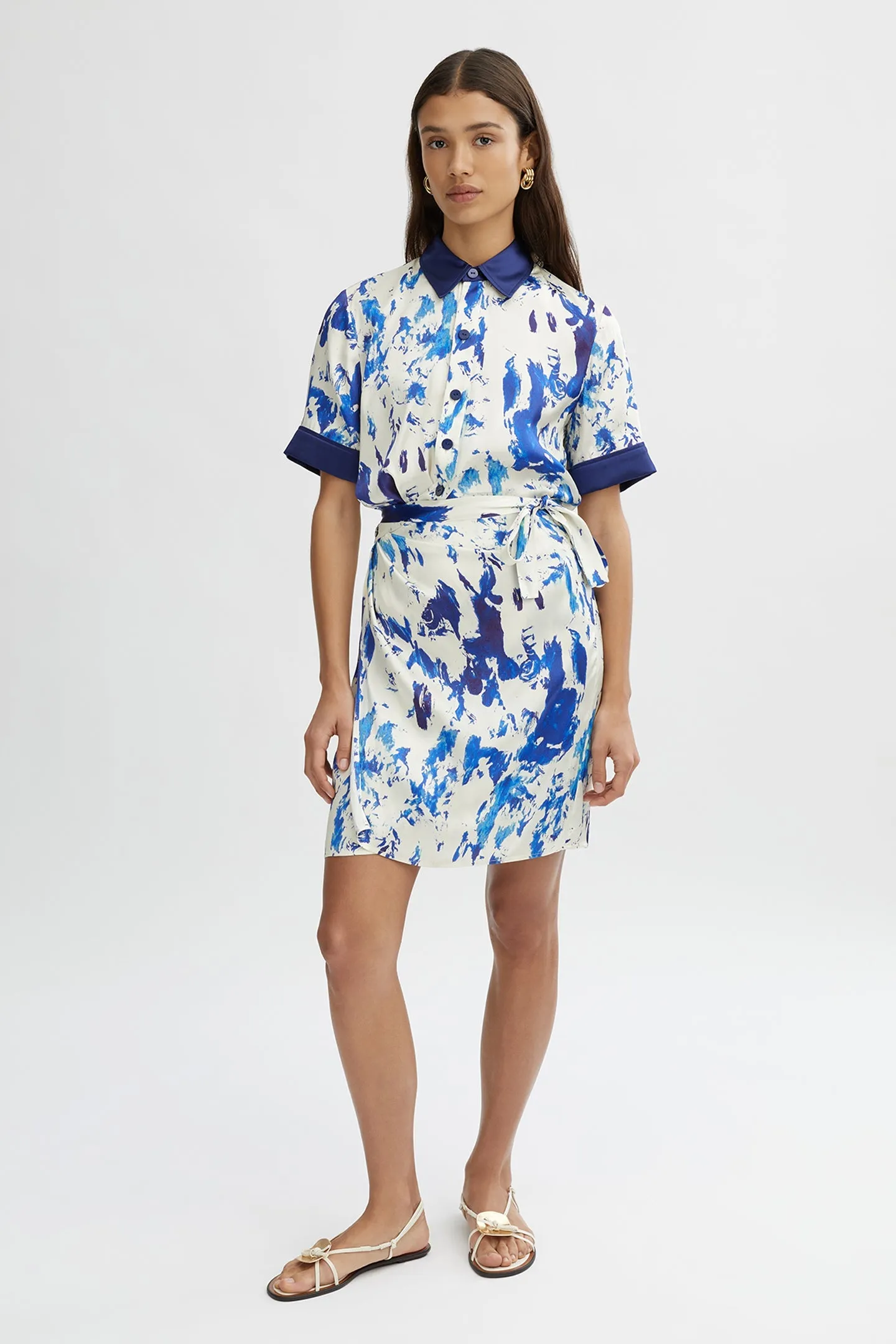 IZABEL PRINT MINI DRESS