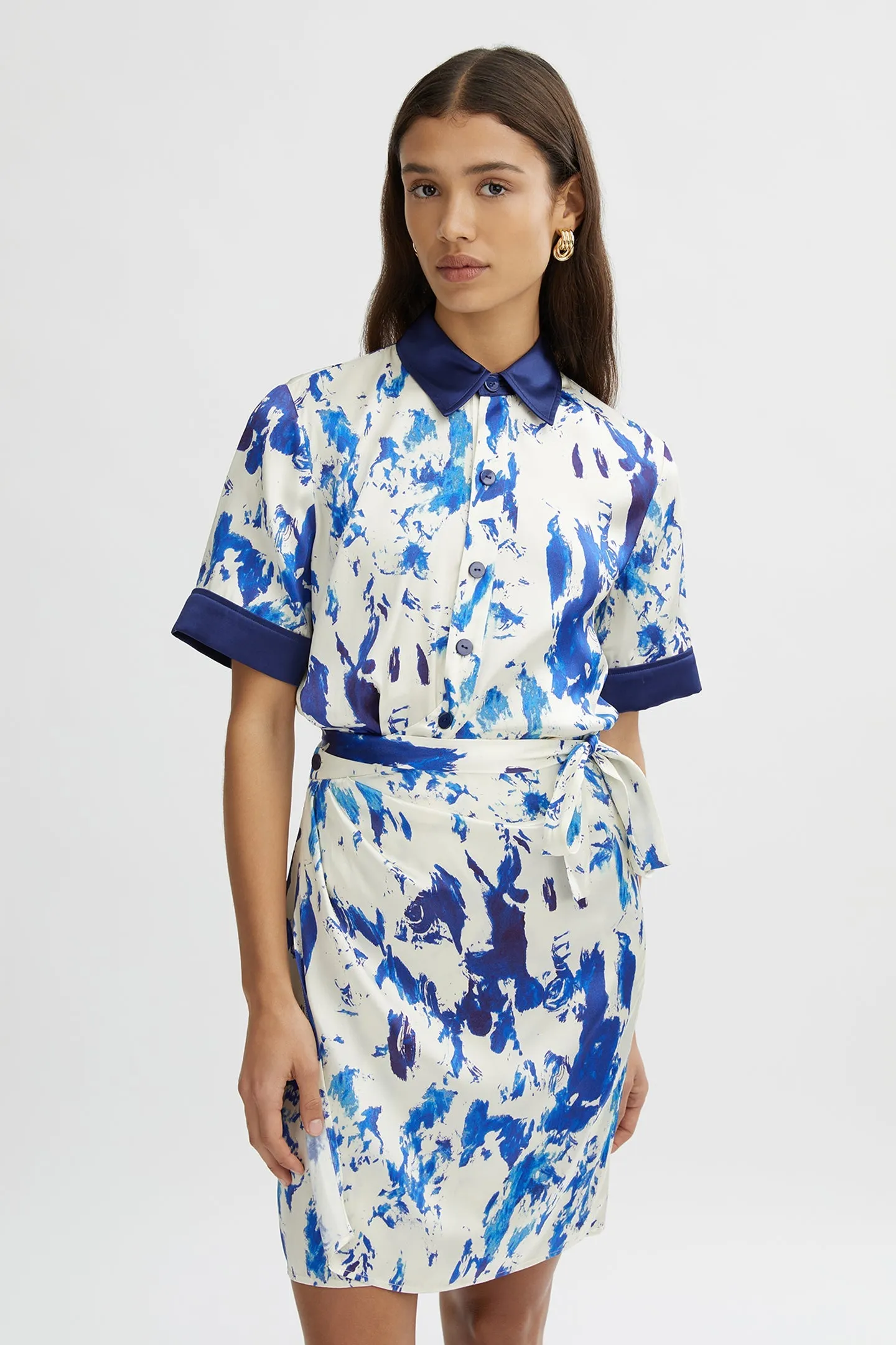 IZABEL PRINT MINI DRESS