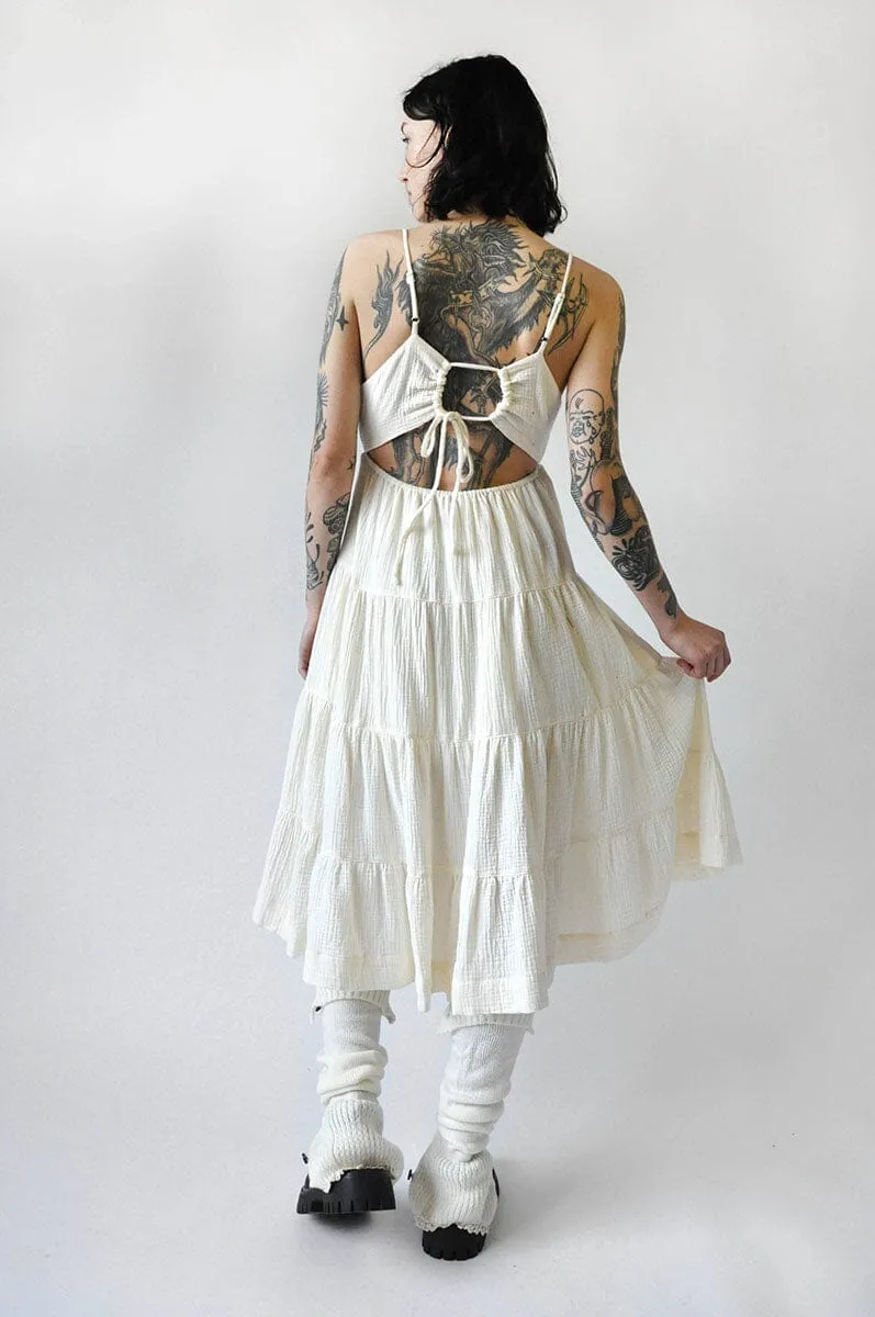 Kate Tiered Gauze Dress [Last S, M, L]