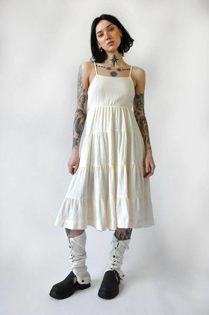 Kate Tiered Gauze Dress [Last S, M, L]