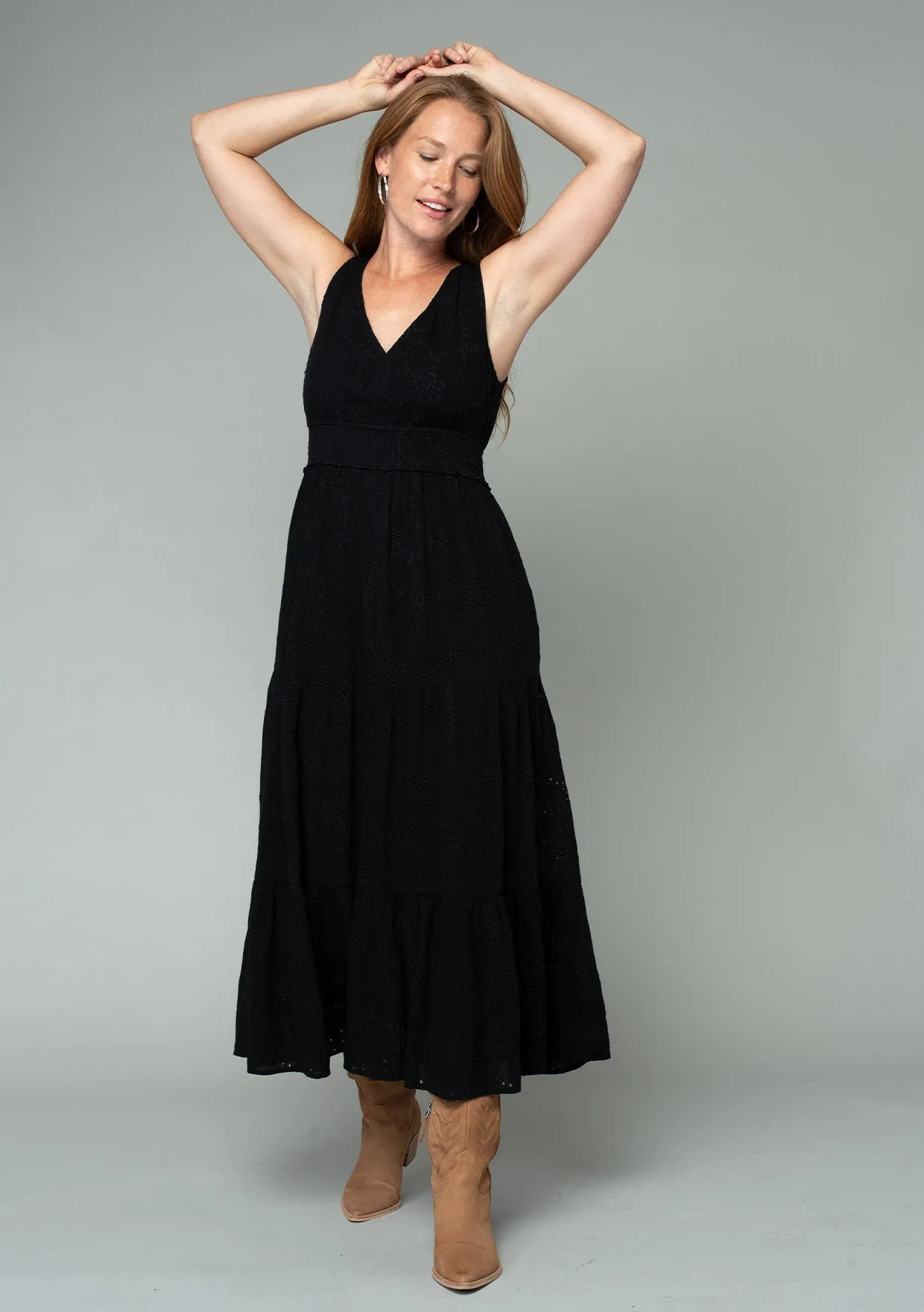 Kiki Eyelet Maxi Dress