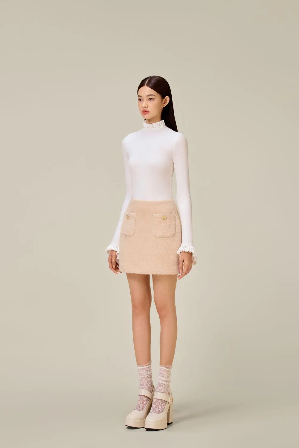 Knit Mini Skirt