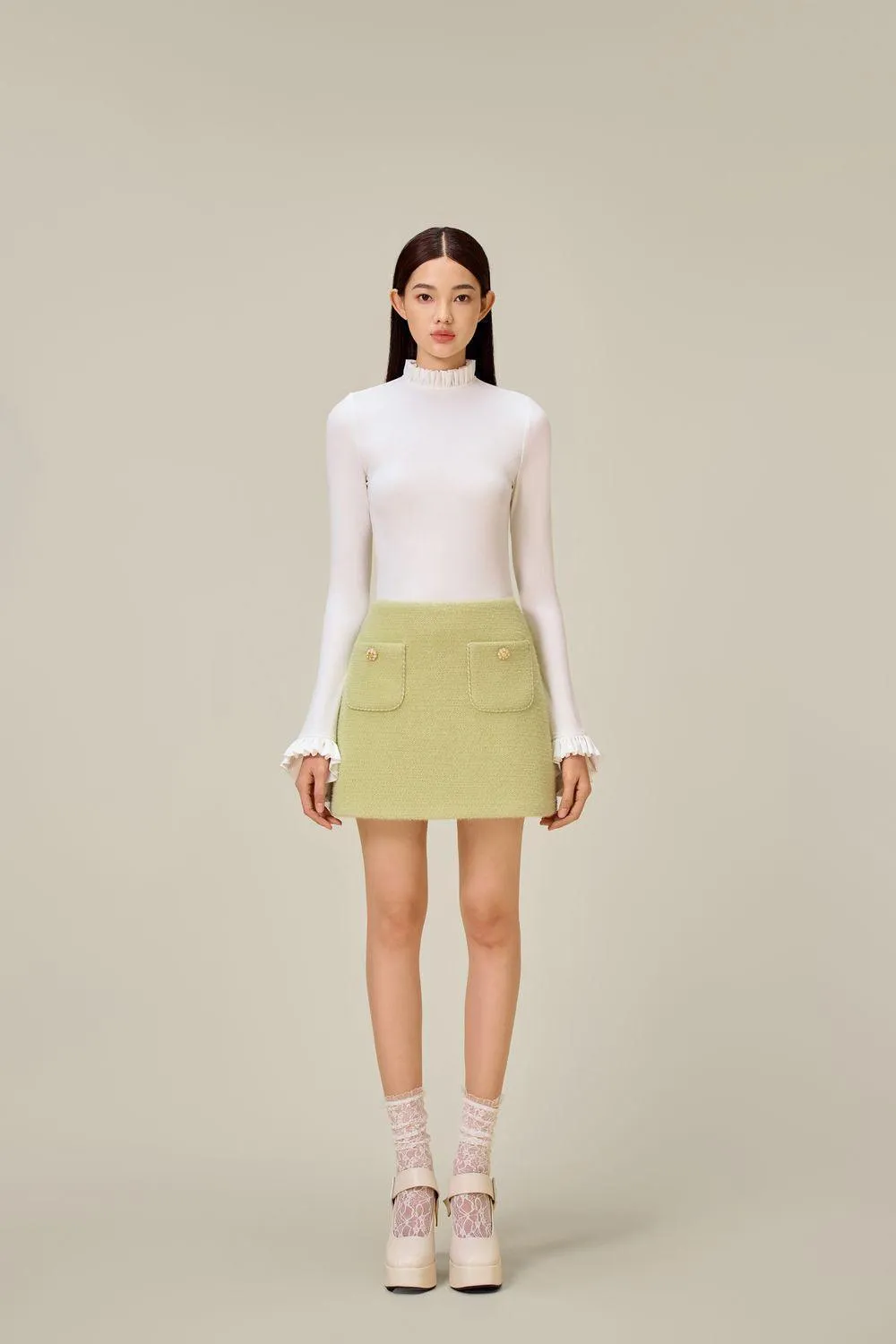 Knit Mini Skirt