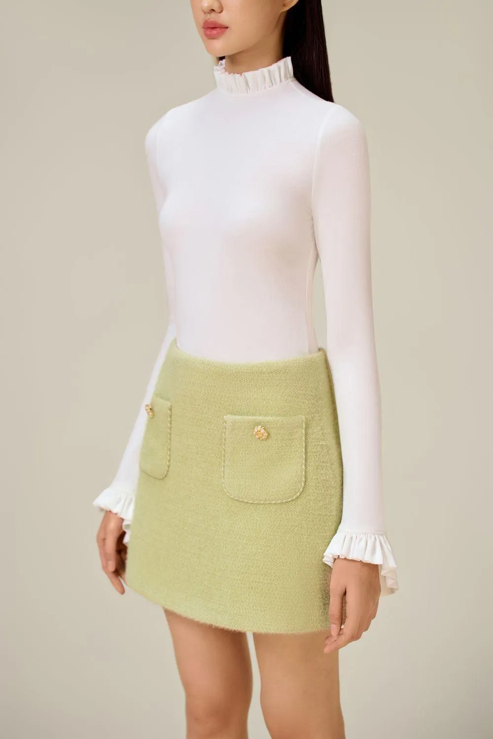 Knit Mini Skirt