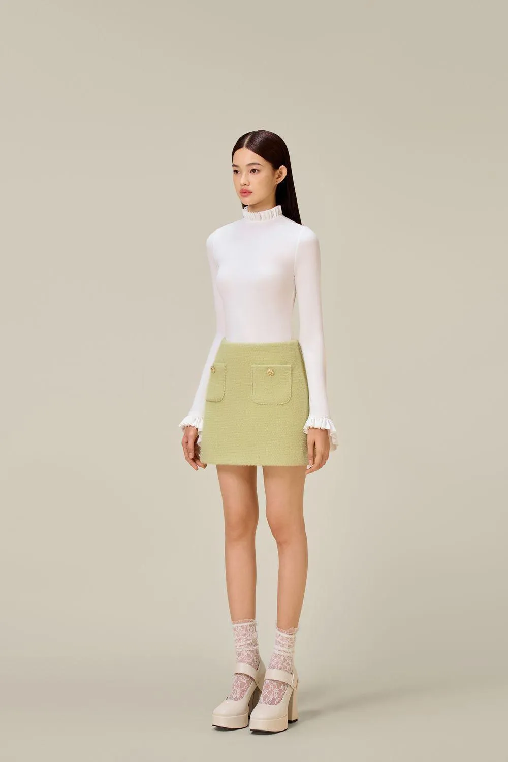Knit Mini Skirt