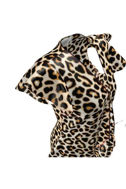 Leopard Print Tea Dress