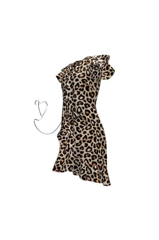 Leopard Print Tea Dress