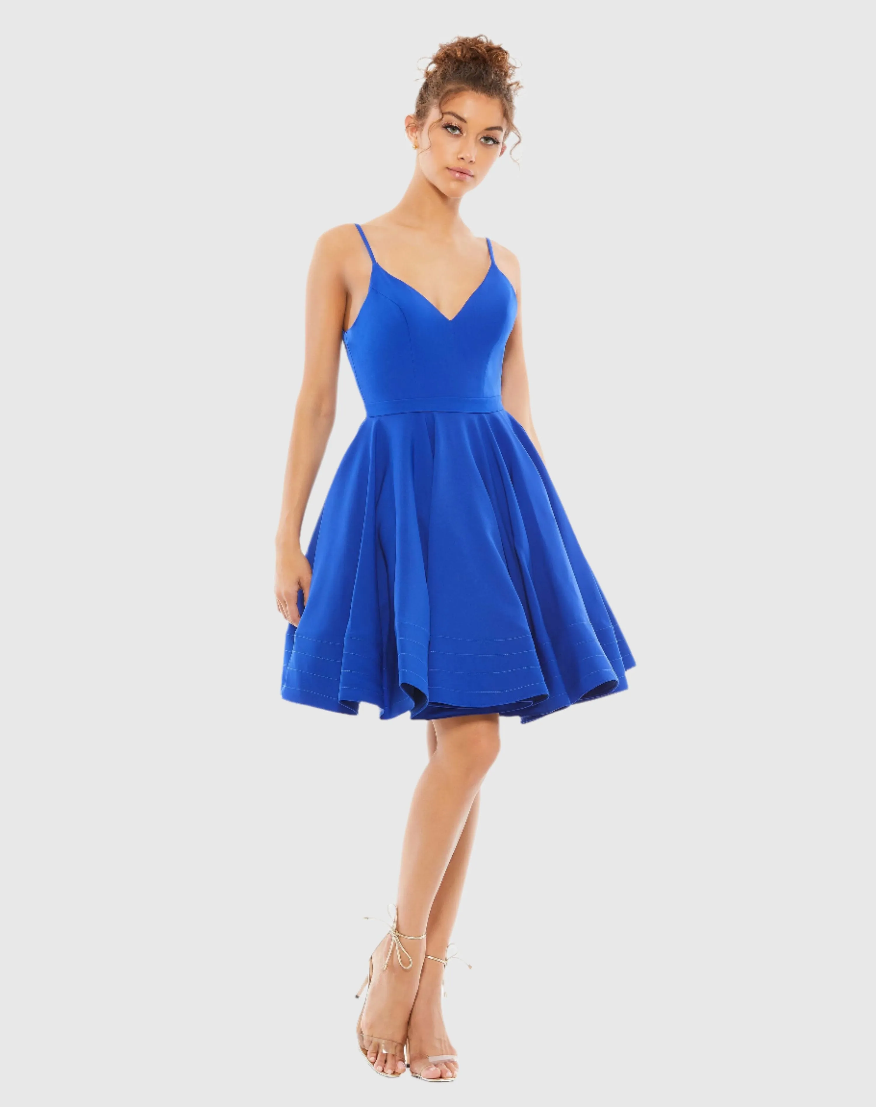 Low Back A-Line Party Dress
