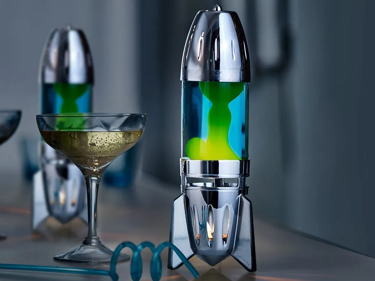 Mathmos Fireflow Tea Light Powered Lava Lamp