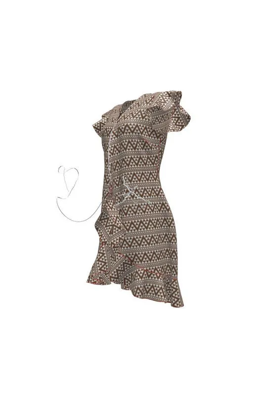 Mocha Aztec Tea Dress