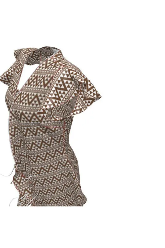 Mocha Aztec Tea Dress