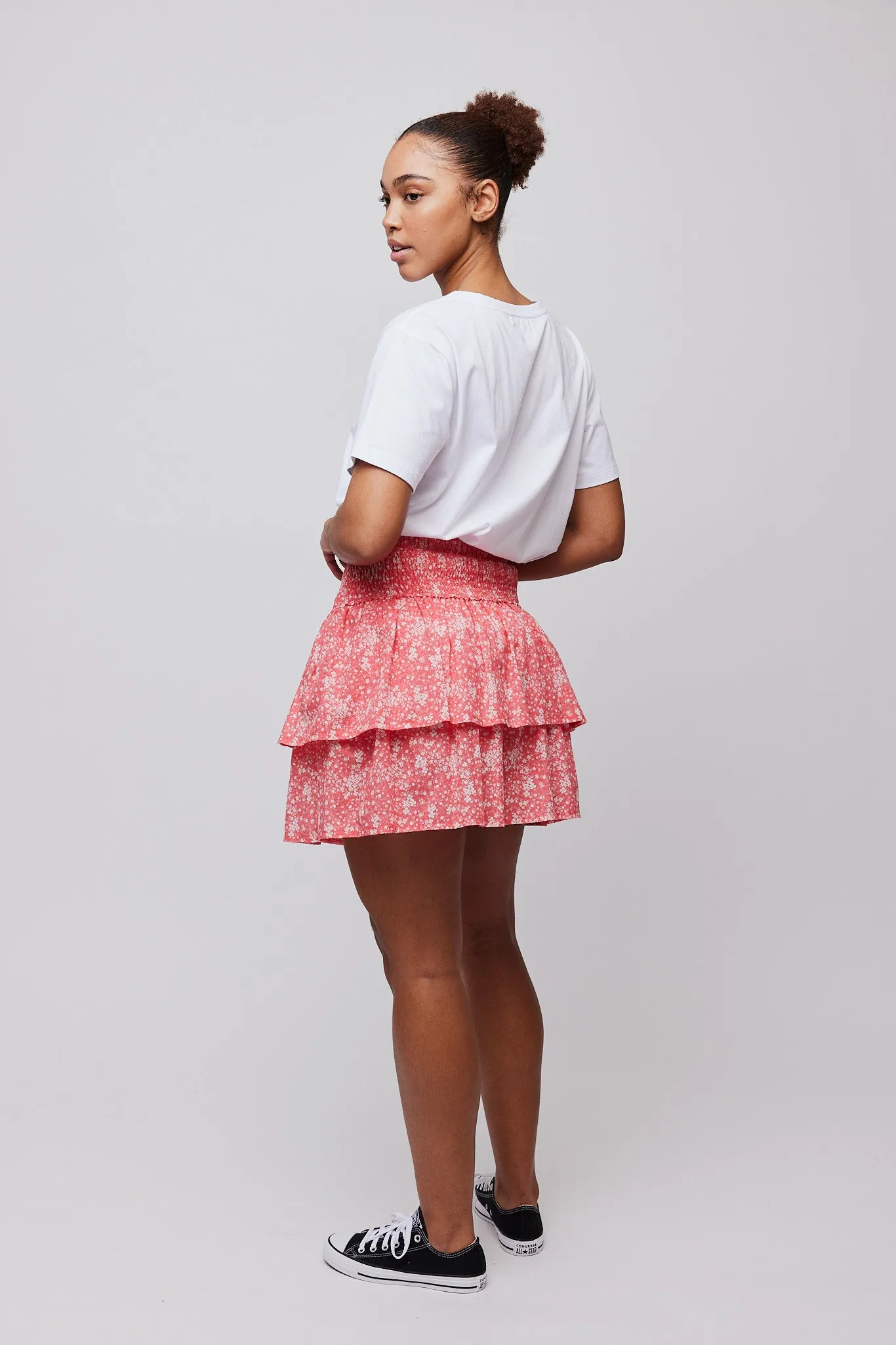 Olivia Skirt - Teaberry Flower