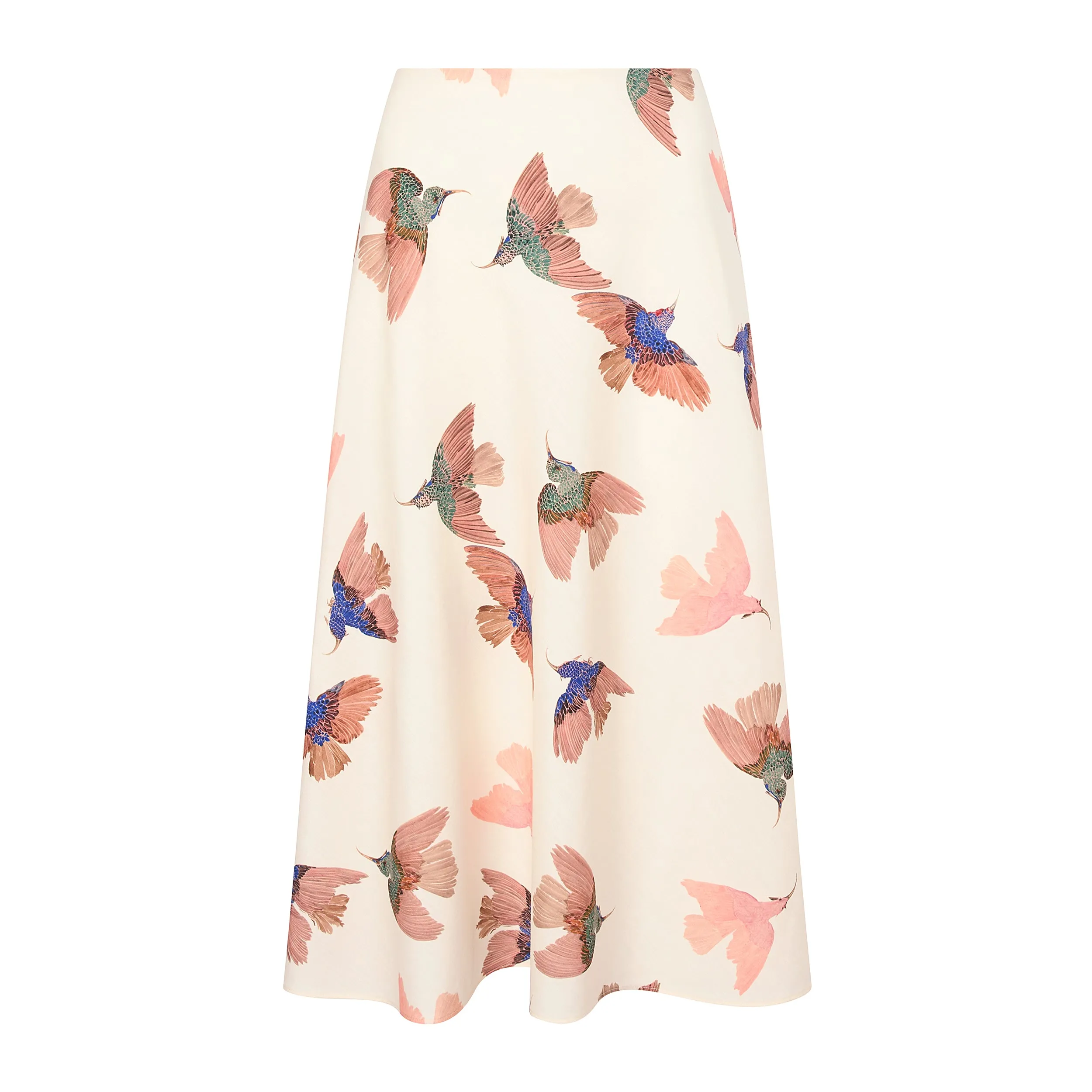 Orchard Skirt - Airy Cotton :: Hummingbird Print