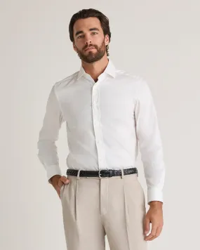 Organic Cotton Stretch Twill Dress Shirt