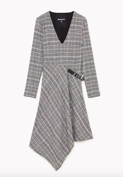 Patrizia Pepe High-Low Hem Midi Dress