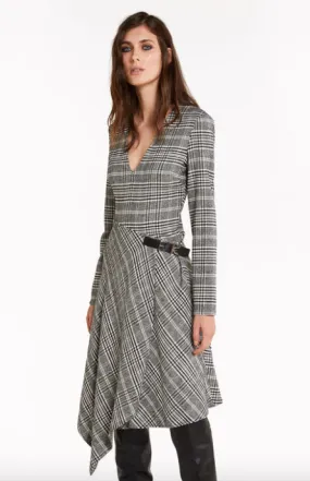 Patrizia Pepe High-Low Hem Midi Dress