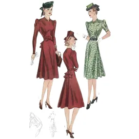 PDF - 1940's Sewing Pattern: Elegant Tea Dress - Bust 32” (81.3cm) - Instantly  Print at Home