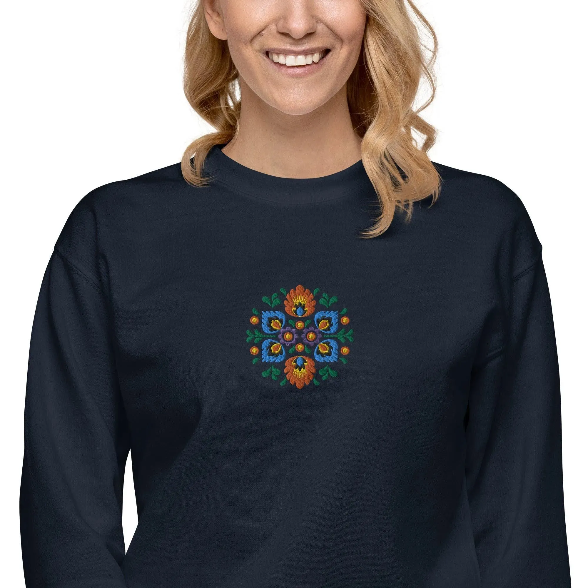 Polish Wycinanki Embroidered Sweatshirt