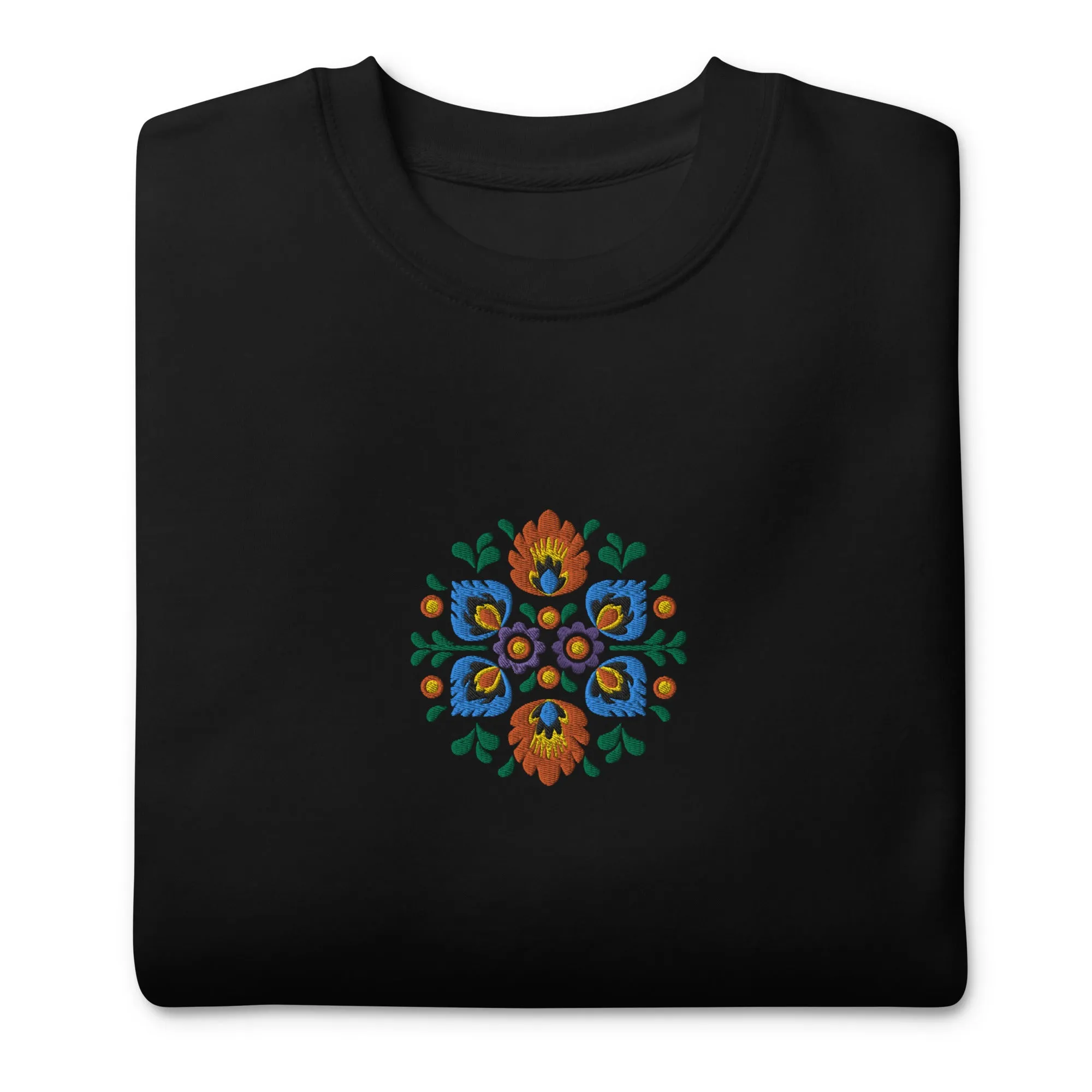 Polish Wycinanki Embroidered Sweatshirt