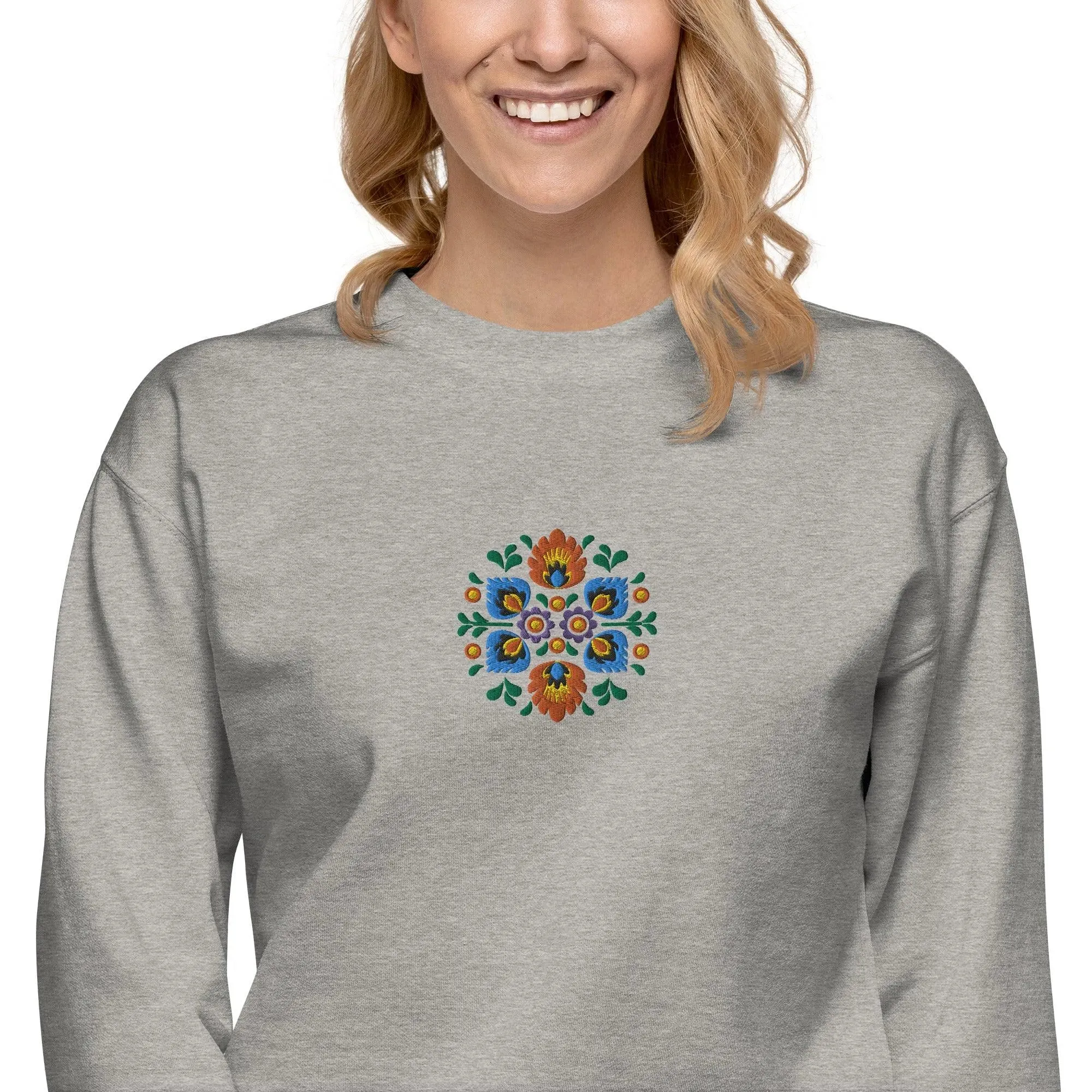 Polish Wycinanki Embroidered Sweatshirt