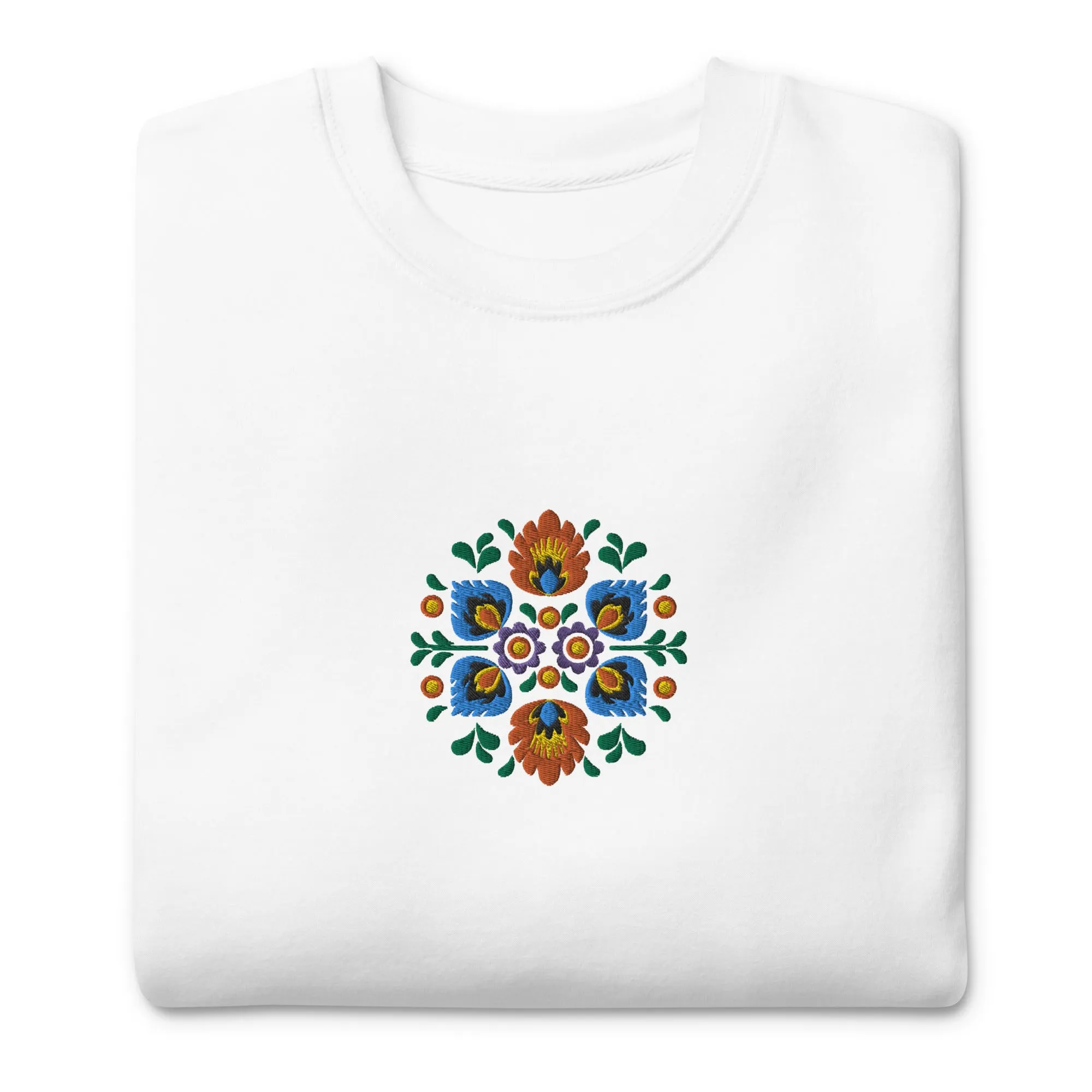 Polish Wycinanki Embroidered Sweatshirt