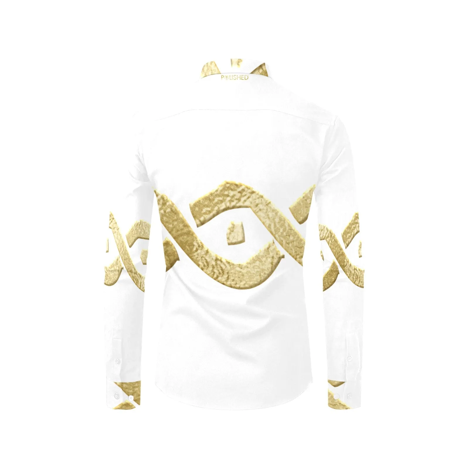 Polished Sinz White Men's Casual Dress Shirt