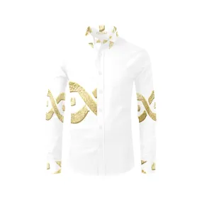 Polished Sinz White Men's Casual Dress Shirt