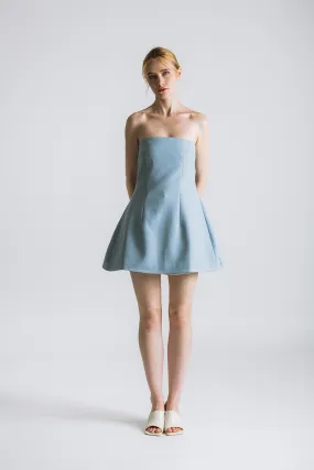 Reaffa Strapless Tube Short Dress