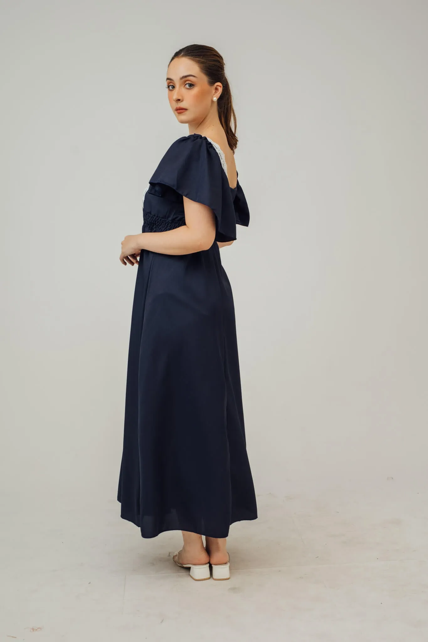 Renae Flutter Sleeve Boho Dress
