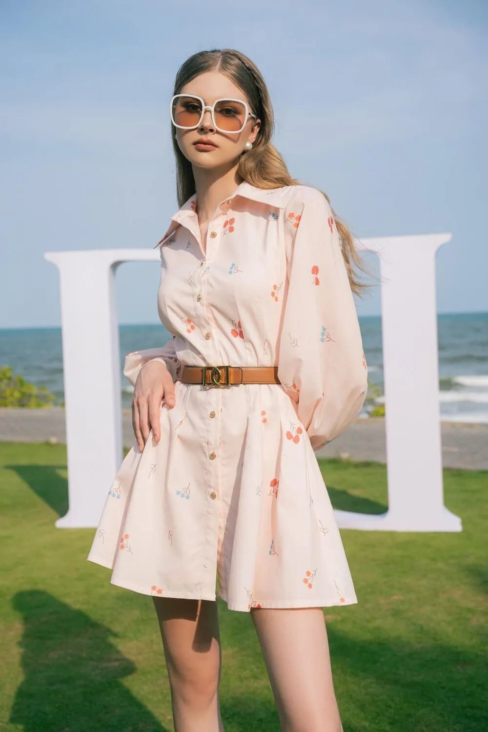 Sandra A-line Long Sleeved Kate Mini Dress