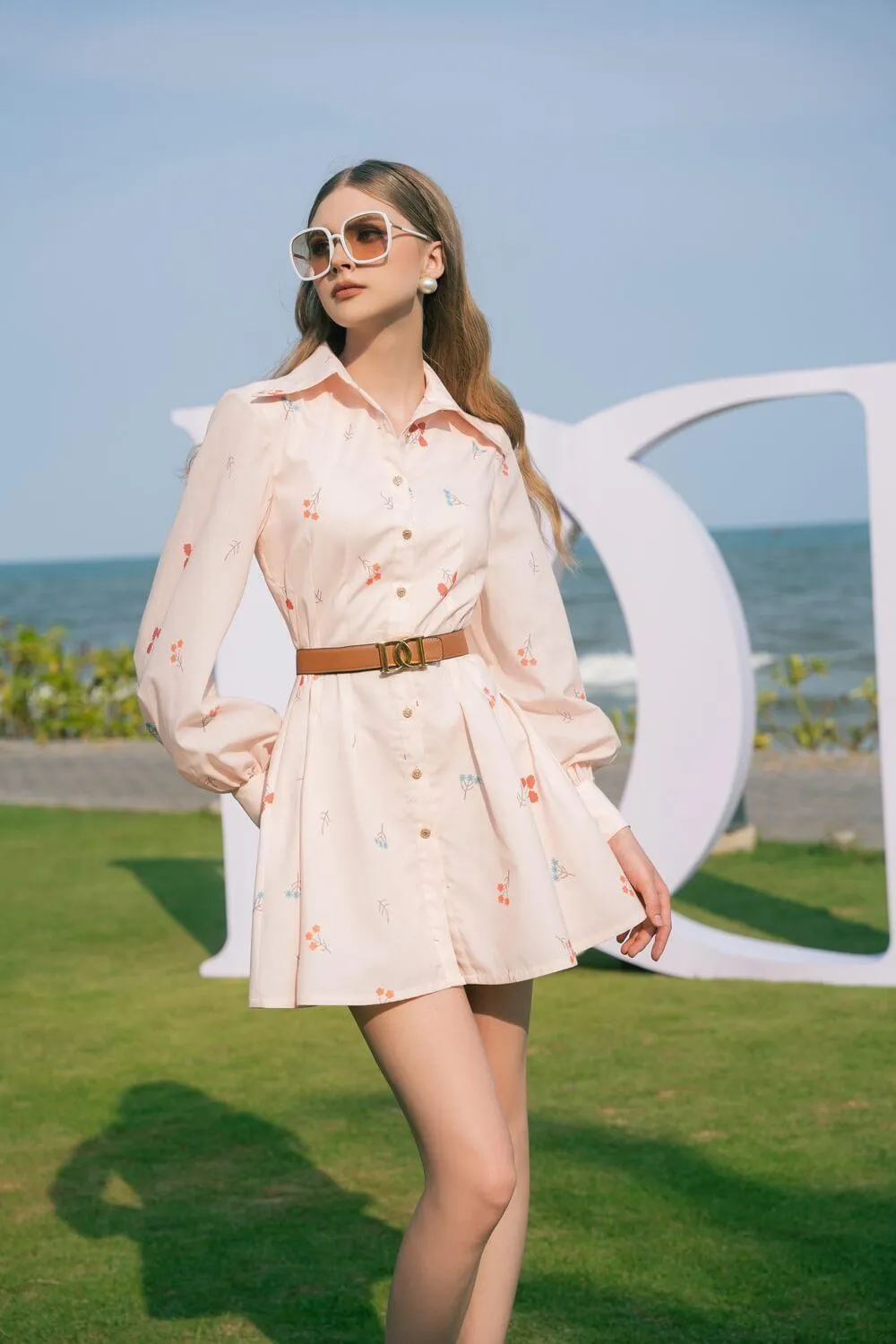 Sandra A-line Long Sleeved Kate Mini Dress
