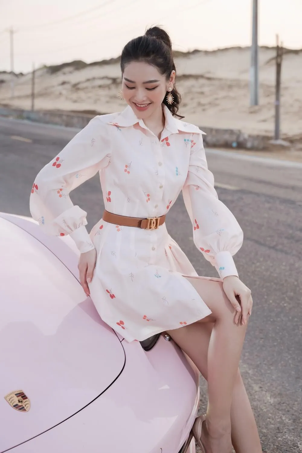 Sandra A-line Long Sleeved Kate Mini Dress