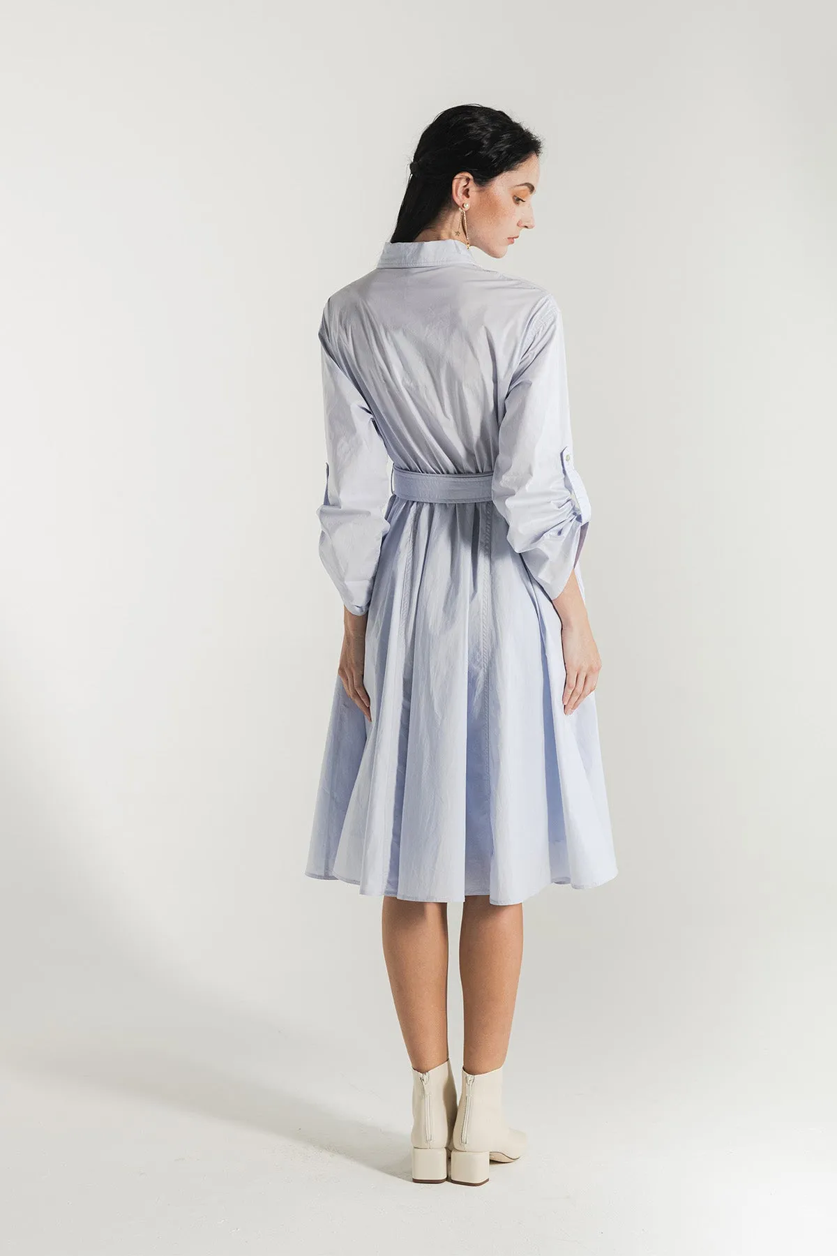 Savianna Self-Tie Shirt Dress