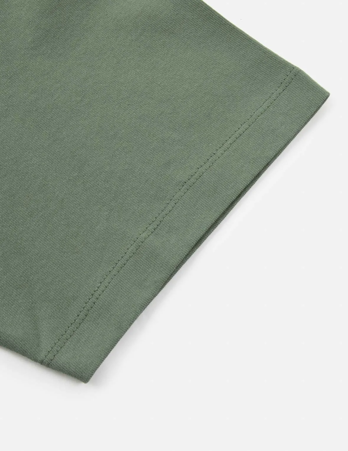 Seagull Embroidery and Carp Print Relax Fit T-shirt