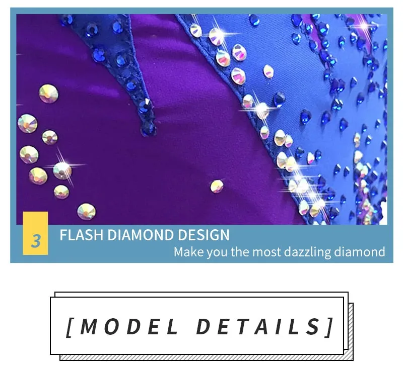SK558 Adult -Childs Artistic Gymnastics Leotards - Jeweled- Sleeveless Figure Skating Dress