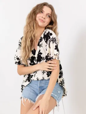 Skies Are Blue Amaya Printed Top