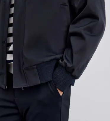 Sleek Men's Lightweight Jacket with Elegant Collar
