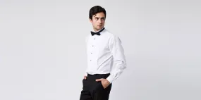 Tuxedo Shirts Men's and Ladies Unisex Black & White by Marquis | 1007SL