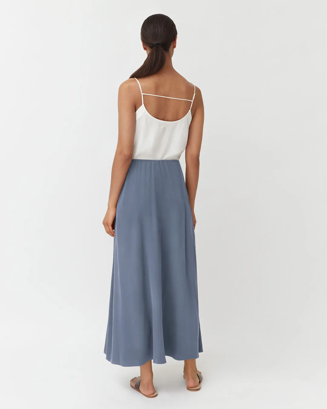 Washable Silk Maxi Skirt