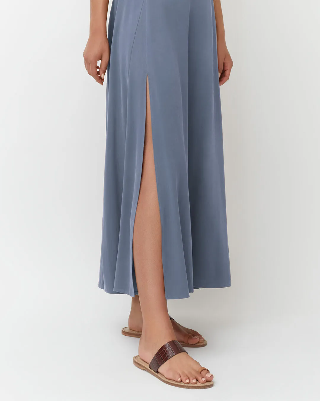 Washable Silk Maxi Skirt