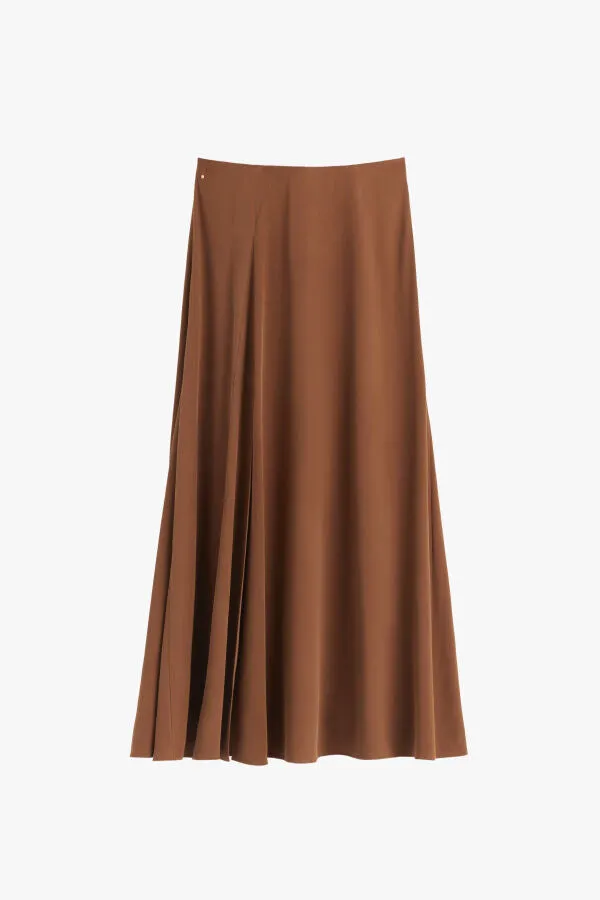 Washable Silk Maxi Skirt