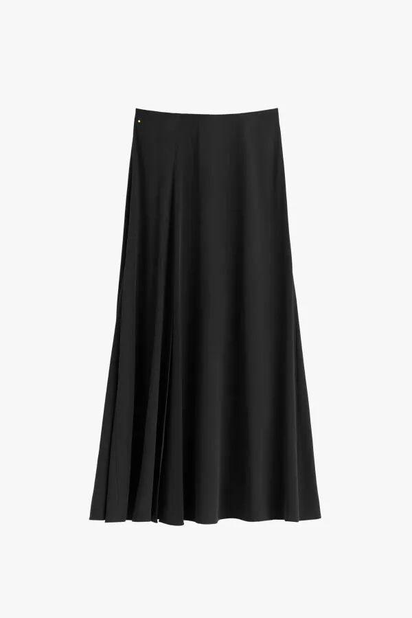 Washable Silk Maxi Skirt