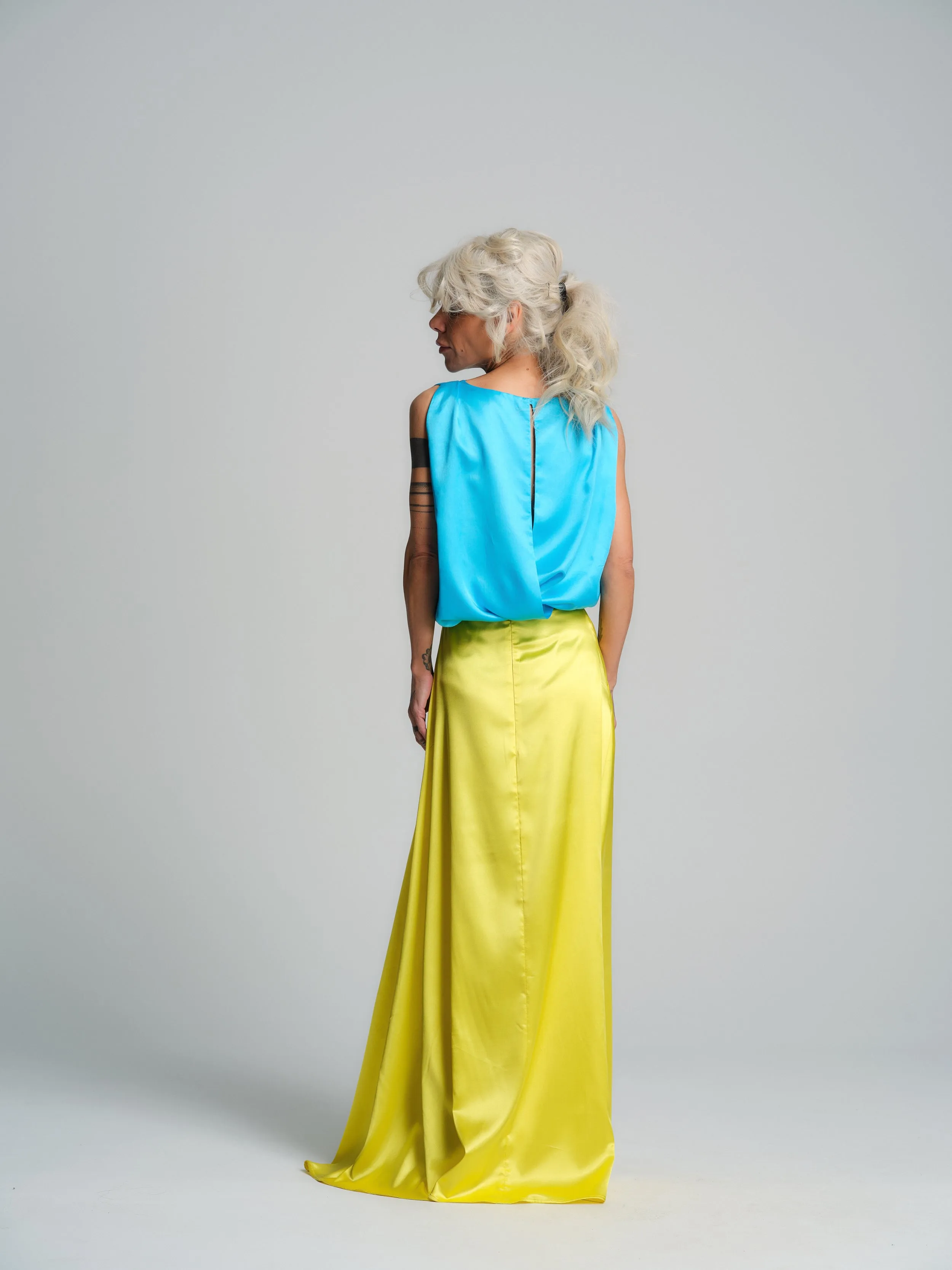 Yellow Maxi Skirt